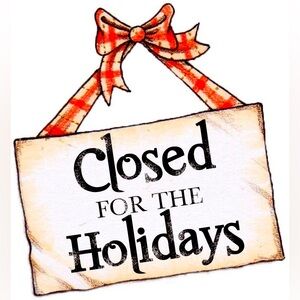 Closet closed from Dec 23 (5pm EST) until Jan 7, 2025! :)